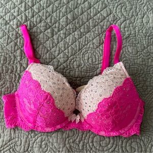 Victoria’s Secret push up bra with rhinestones